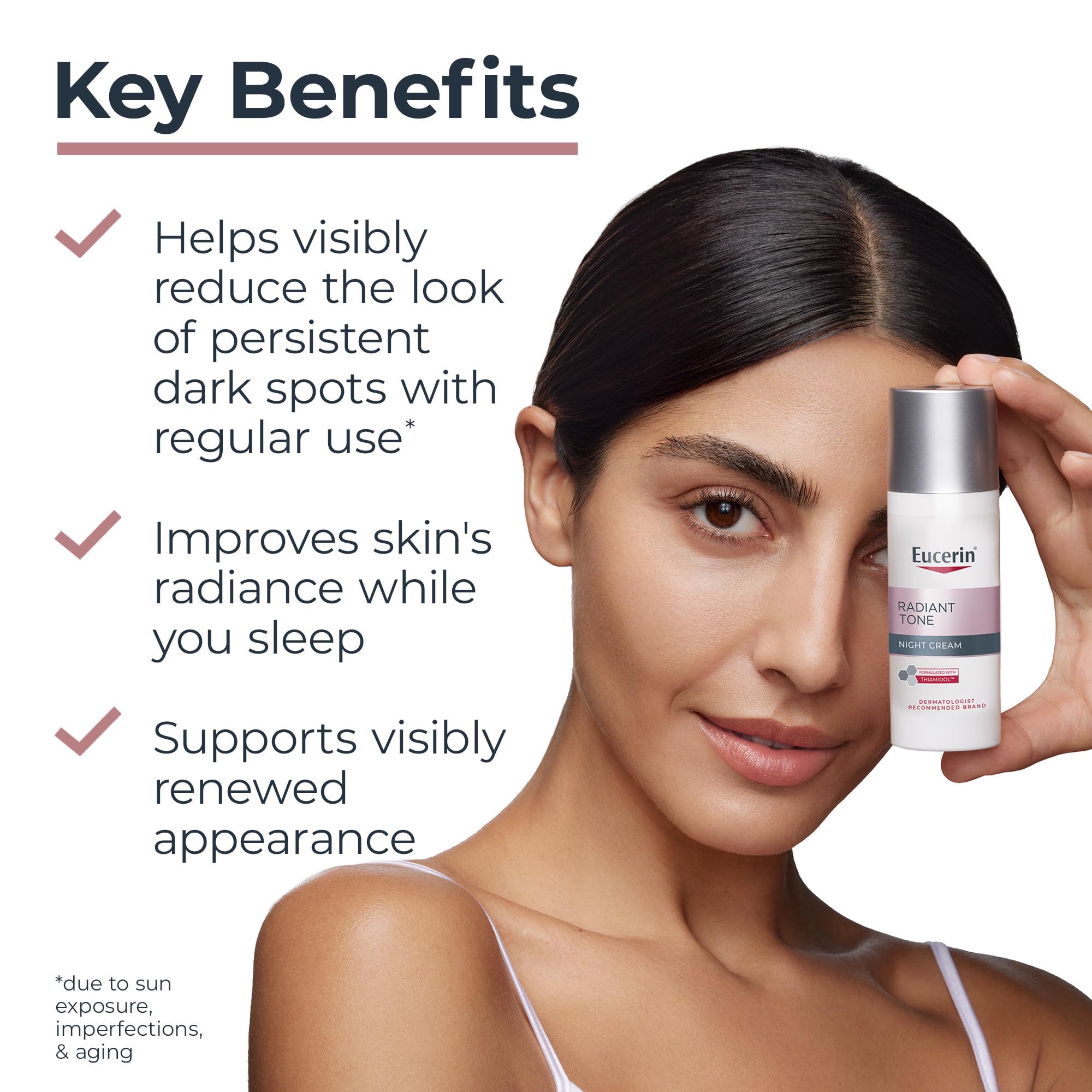 Eucerin cream texture close-up showing smooth hydration benefit