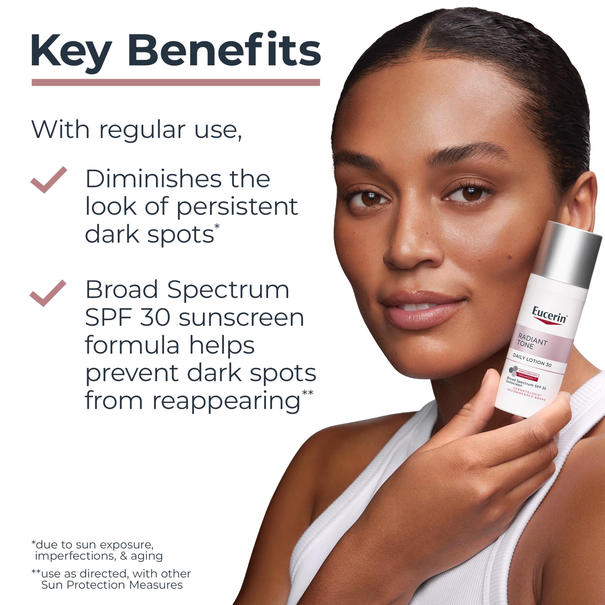 Eucerin close-up texture of lotion highlighting lightweight feel
