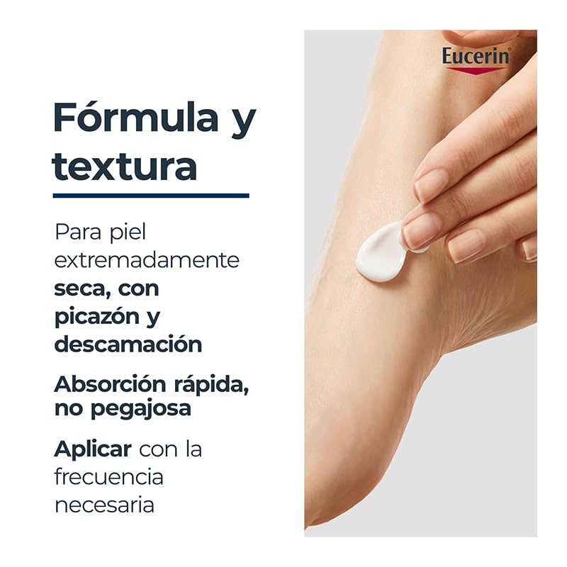 Eucerin 400ml bottle size comparison showing long-lasting supply