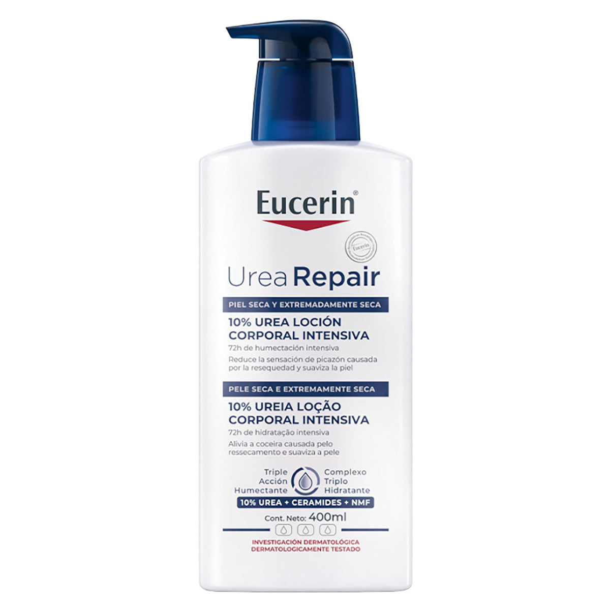 Eucerin front packaging showing product identity and benefit