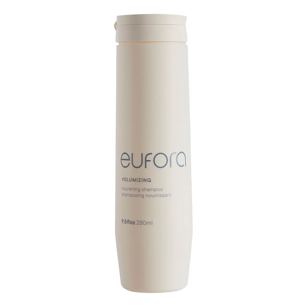 Eufora shampoo front packaging showing product and benefits