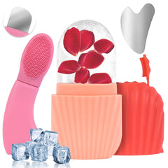 EUHBLE ice roller front view showing sleek handle and cold therapy benefits