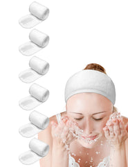 EUICAE front packaging showing six individually wrapped white headbands and tidy presentation