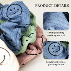 Eunoir scrunchie stretched on hand demonstrating strong elastic and fit