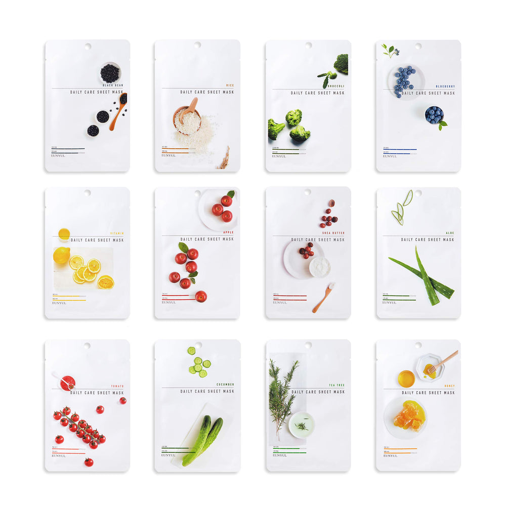 EUNYUL front packaging showing 12-types for versatile daily care