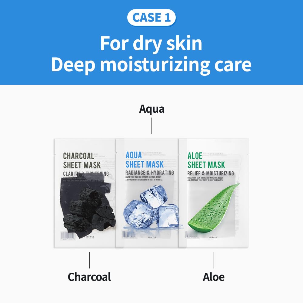 EUNYUL mask essence drop detail showing concentrated hydration