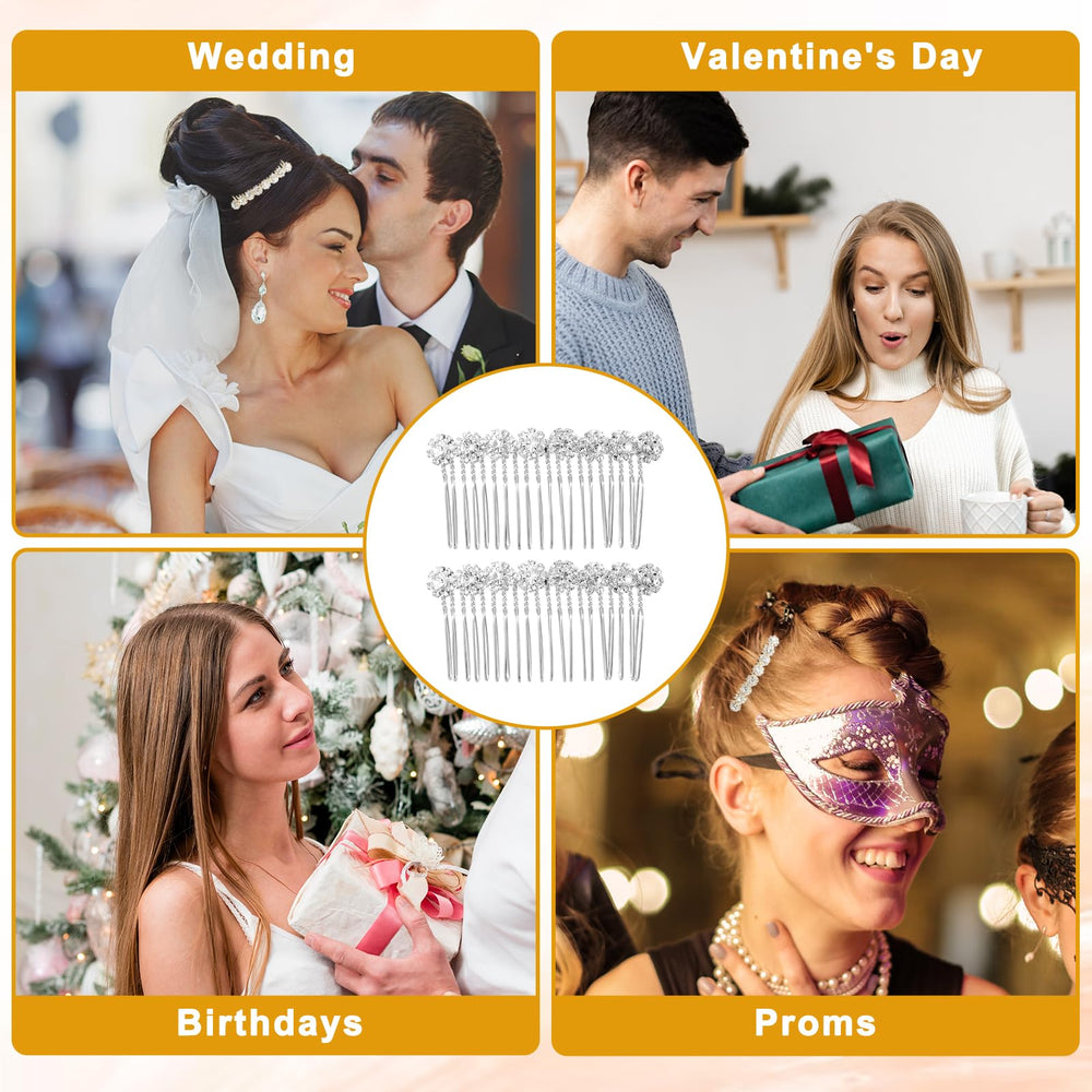 EupHHonycs bridal setting with comb accent showing timeless wedding styling benefit