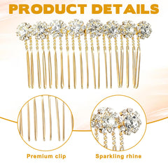 EupHHonycs in-hair styled on a bride, adds secure decorative sparkle