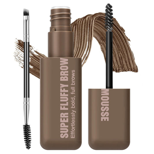 Euphily Brow Super Fluff front tube showing product branding and benefit
