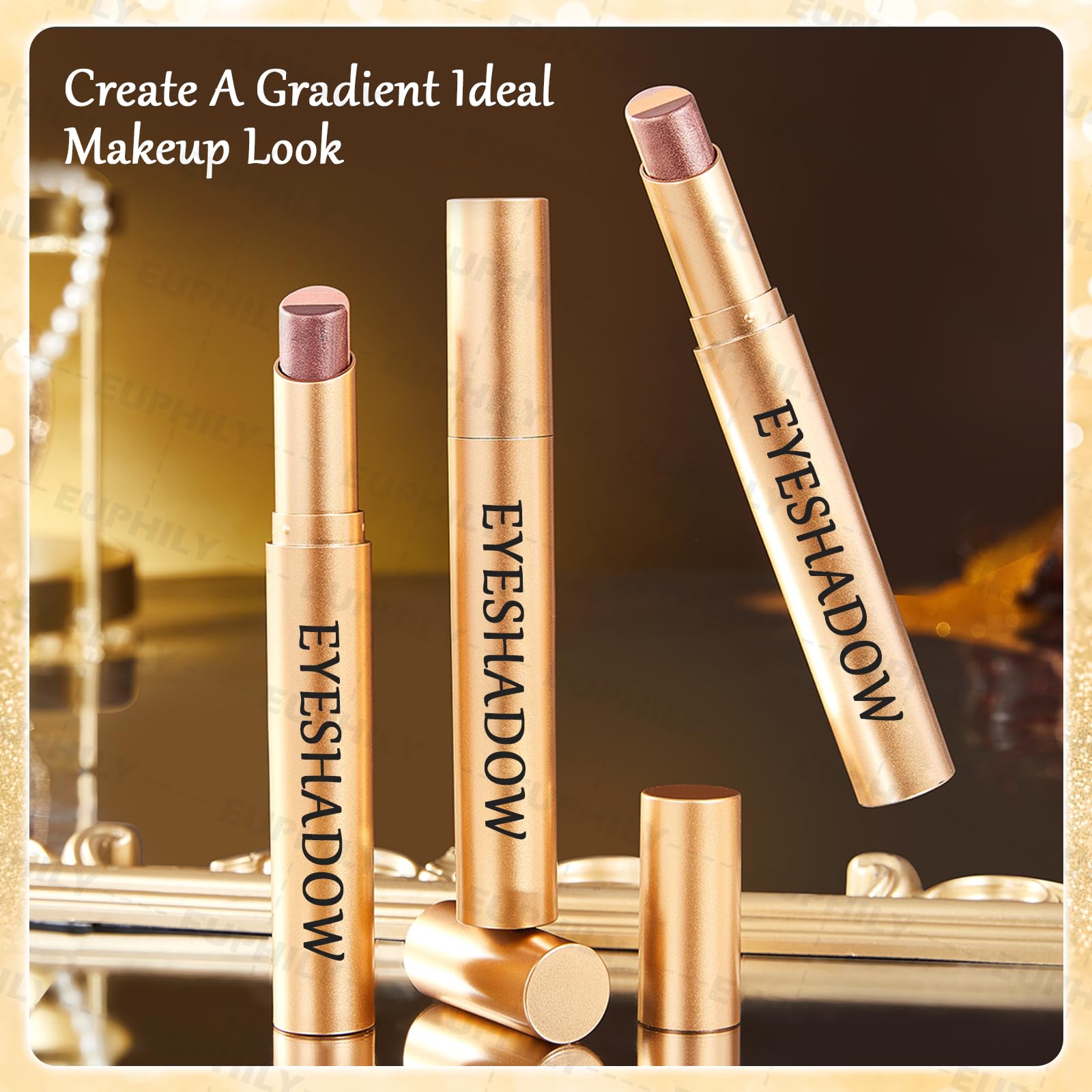 Euphily in a handbag with mirror showing on-the-go touch-up practicality
