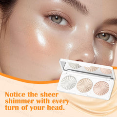 Euphily close-up of powder pans highlighting smooth shimmer and blendability