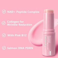 Euralissea balm stick twisted open, precise hygienic application benefit