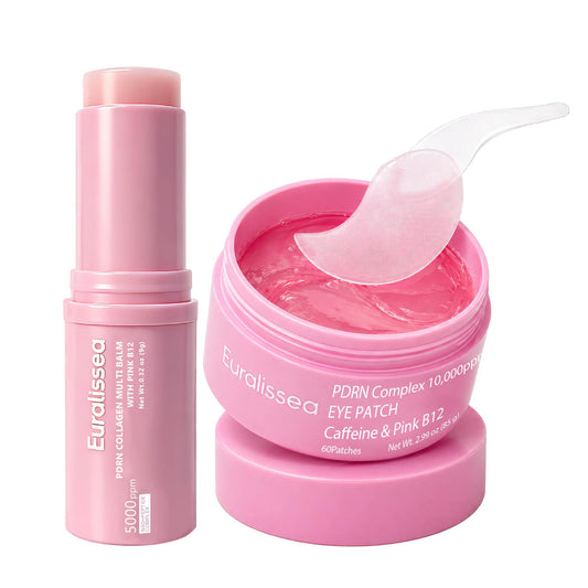 Euralissea front packaging showing patches and balm, clear travel-ready presentation