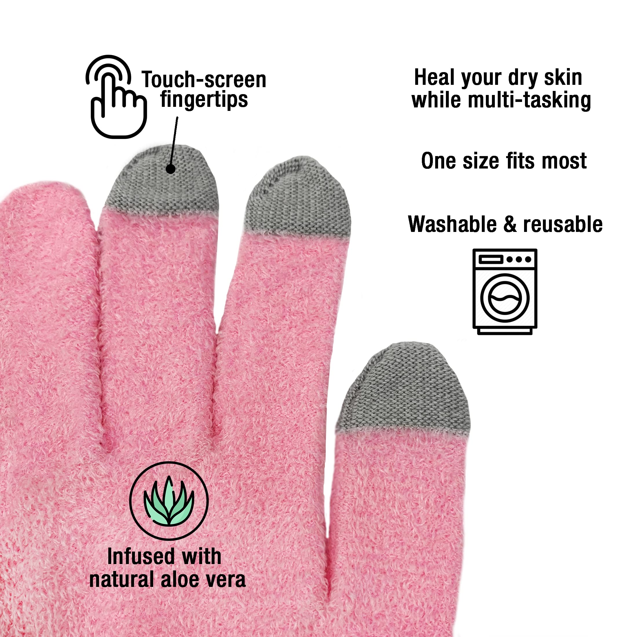 Eurow gloves worn while using smartphone to stay connected