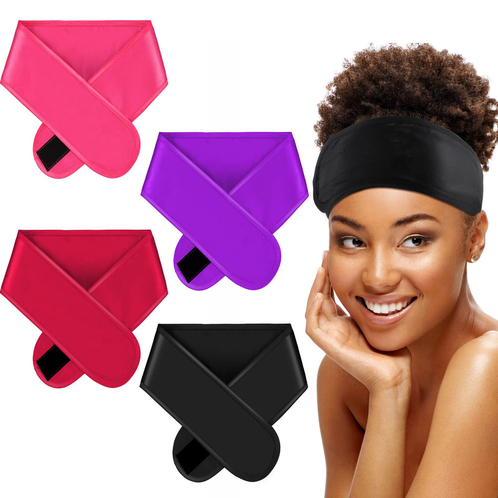 Eurzom front view showing four-color satin wraps, protects styles