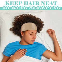 Eurzom lifestyle spa setting showing wrap use during self-care for neat hair
