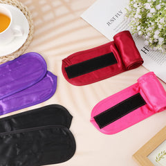 Eurzom wrap worn while sleeping, keeps hair intact overnight