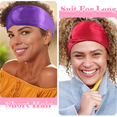 Eurzom wrap covering braids and locs, preserves complex styles
