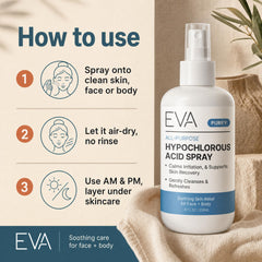Eva Naturals label showing Cosmetic Notification Number, reassurance