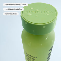 EVA·NYC pour amount on hand for size perspective and easy dosing