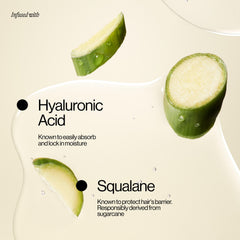 Eva NYC rinsed hair showing smooth soft finish and enhanced hydration benefit
