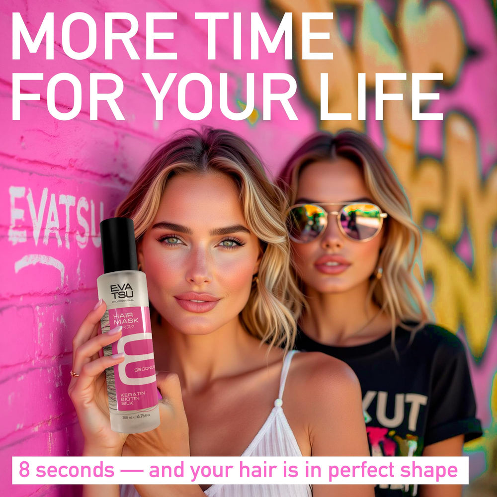 EVATSU in salon-like setting demonstrating professional results at home benefit