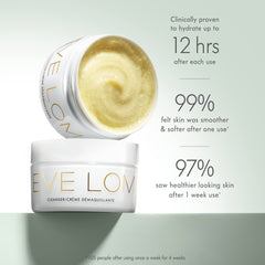 EVE LOM label and ingredients panel showing transparency and product trust