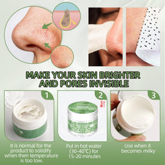 Eveellyn strip applied to nose demonstrating easy at-home use