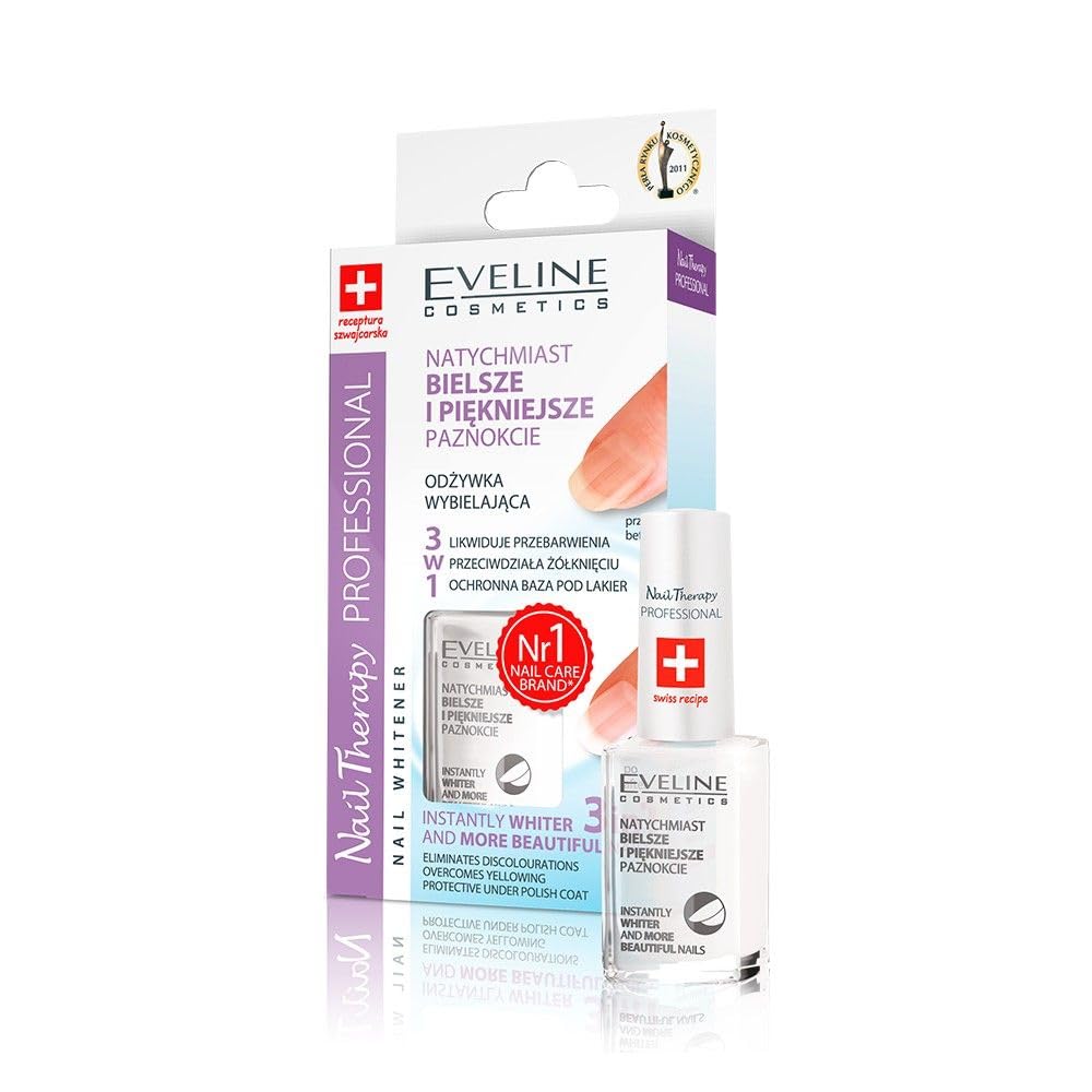 EVELINE COSMETICS front bottle view showing compact whitening treatment