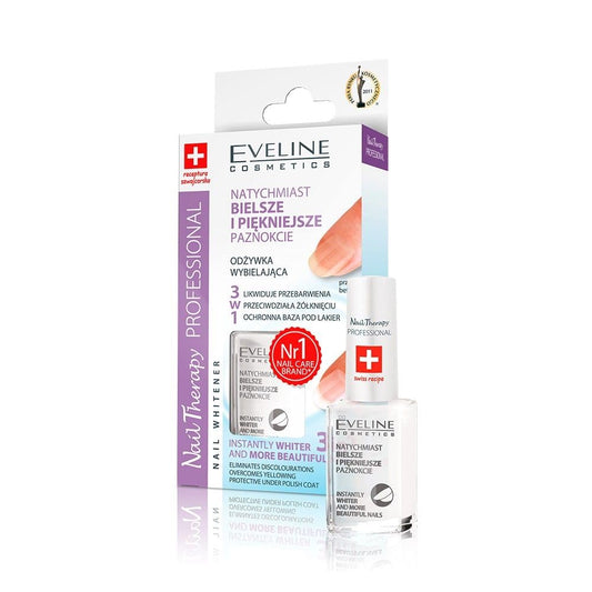 EVELINE COSMETICS front bottle view showing compact whitening treatment