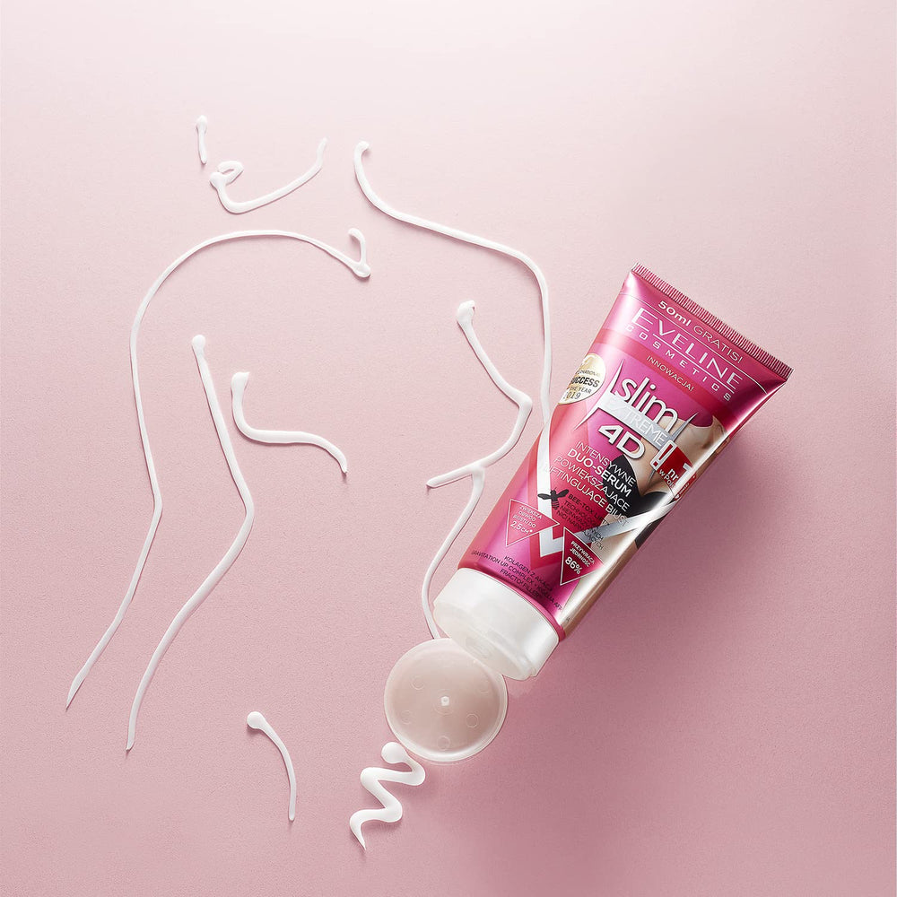 EVELINE COSMETICS creamy serum texture close-up showing smooth absorption benefit