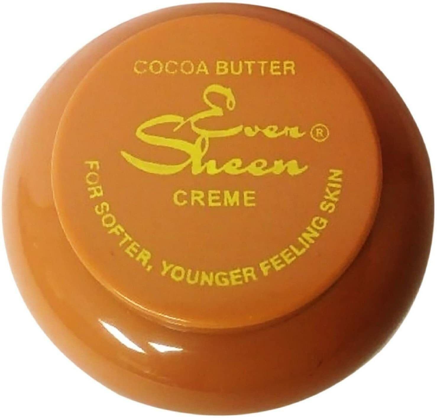 Ever Sheen jar front view showing label and size benefit of clear identification
