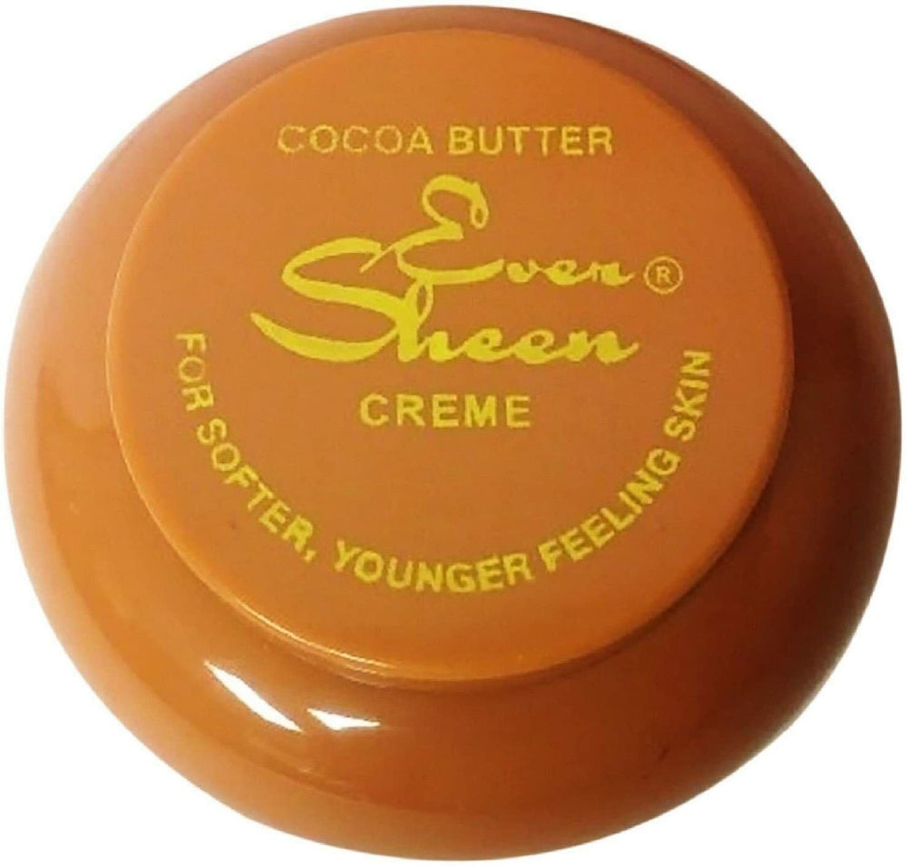 Ever Sheen jar front view showing label and size benefit of clear identification