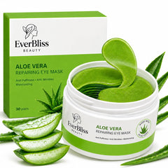 EverBliss Beauty front packaging showing 60 pairs and Aloe benefits