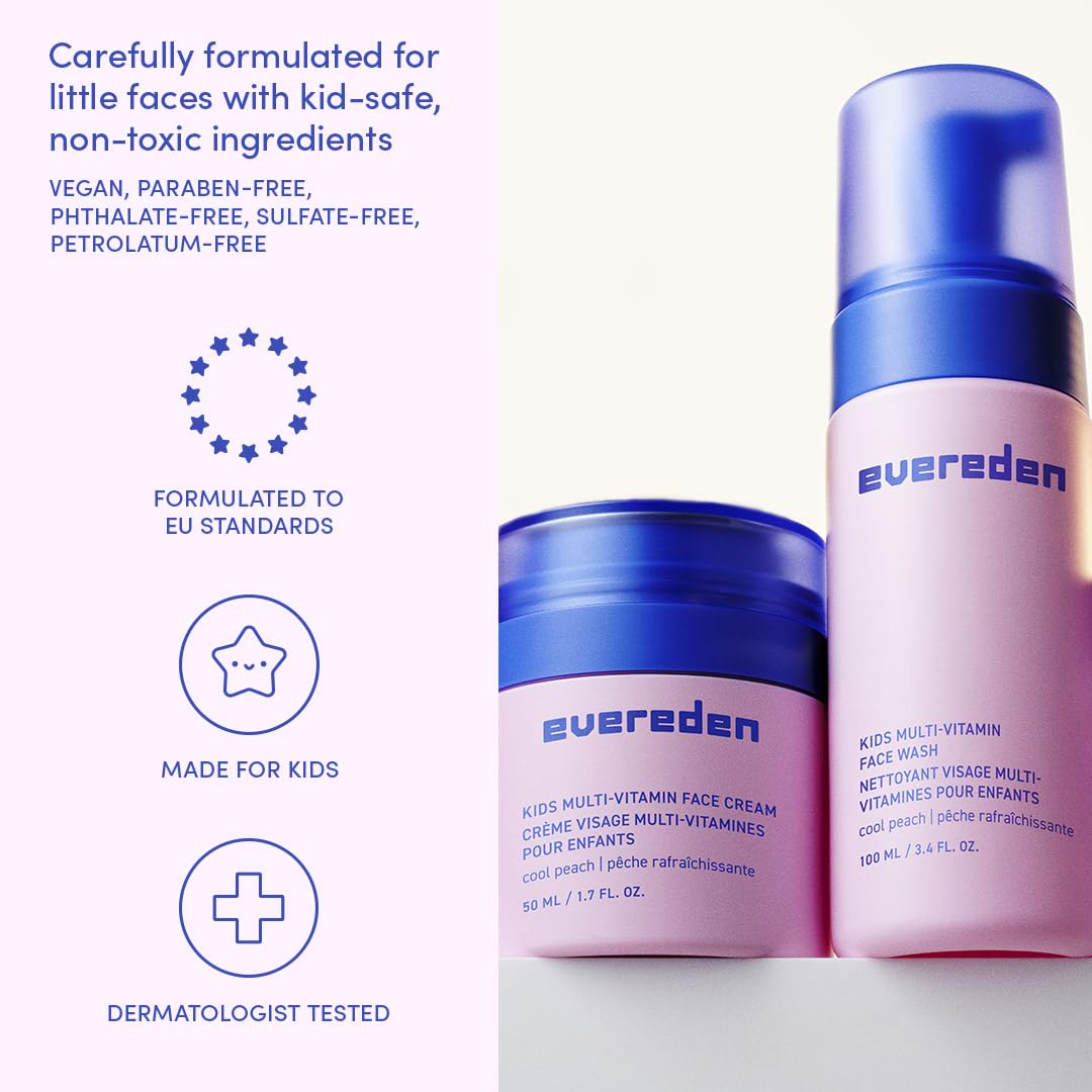 Evereden 2-in-1 shampoo and conditioner close-up highlights gentle foamy lather