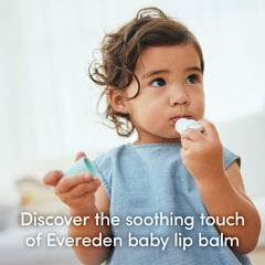 Evereden balm styled in a nursery to show everyday baby use