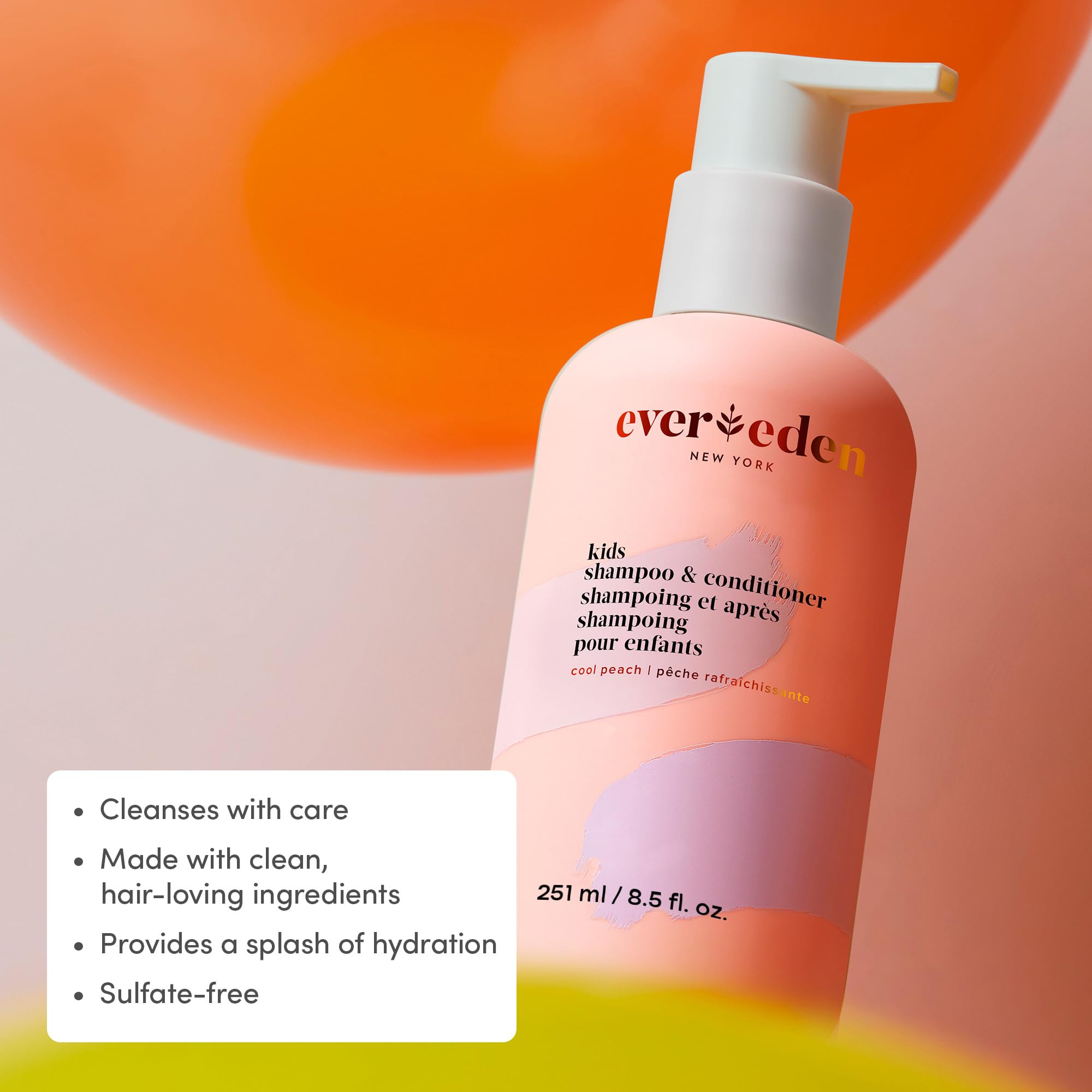 Evereden label close-up highlighting ingredients and non-toxic promise for safer use