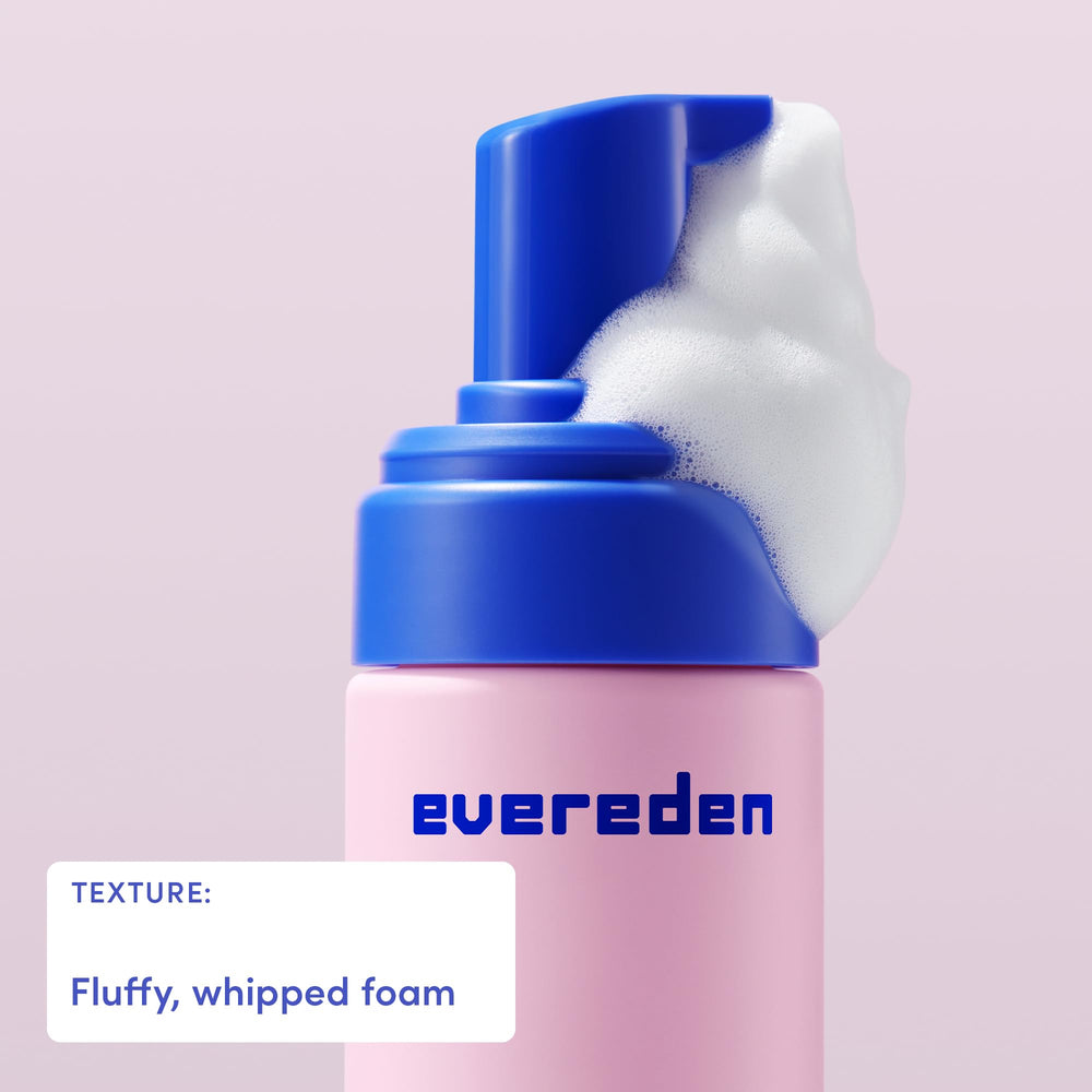 Evereden bottle on bathroom shelf in family setting, convenient storage benefit