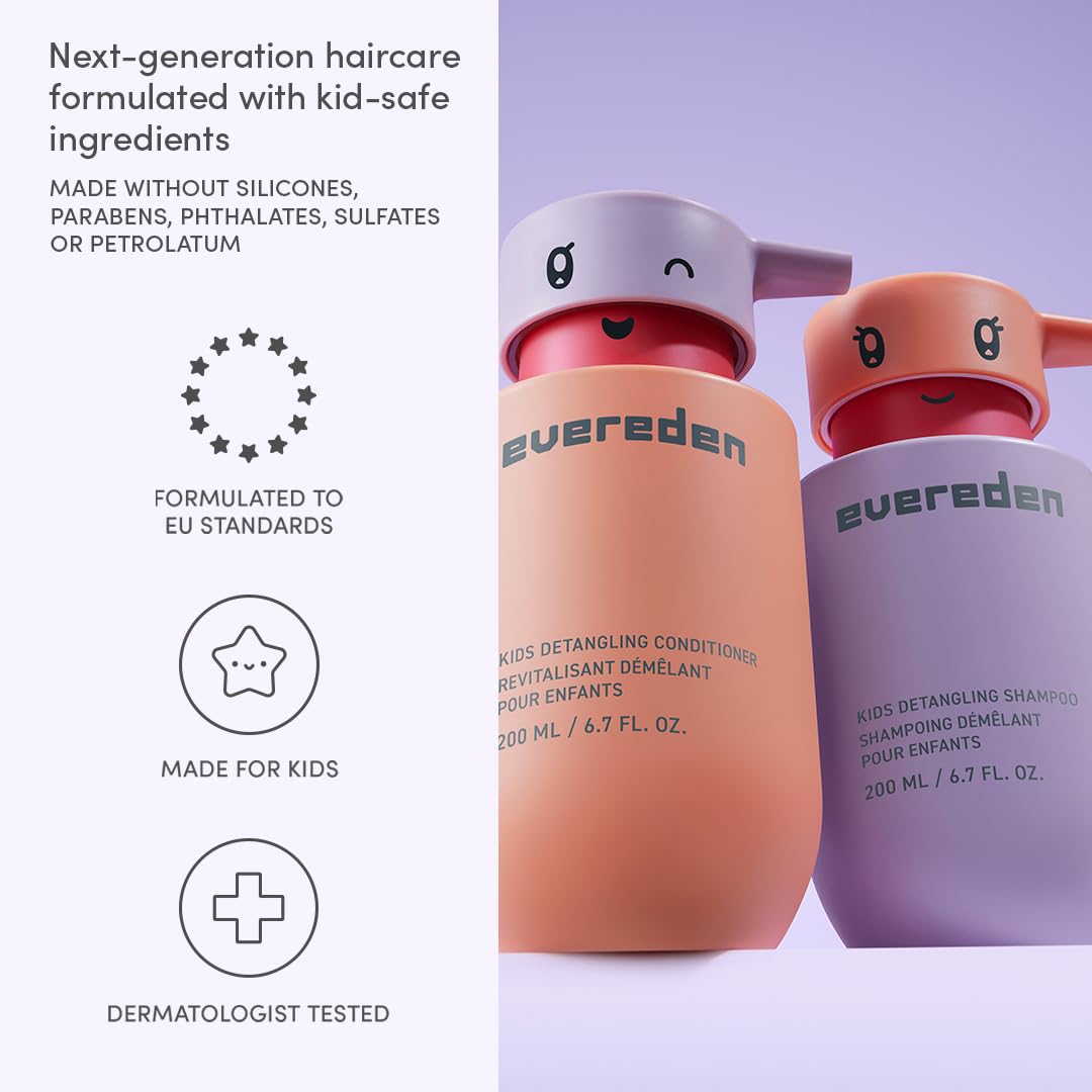 Evereden leave-in conditioner applied to damp hair for added slip benefit