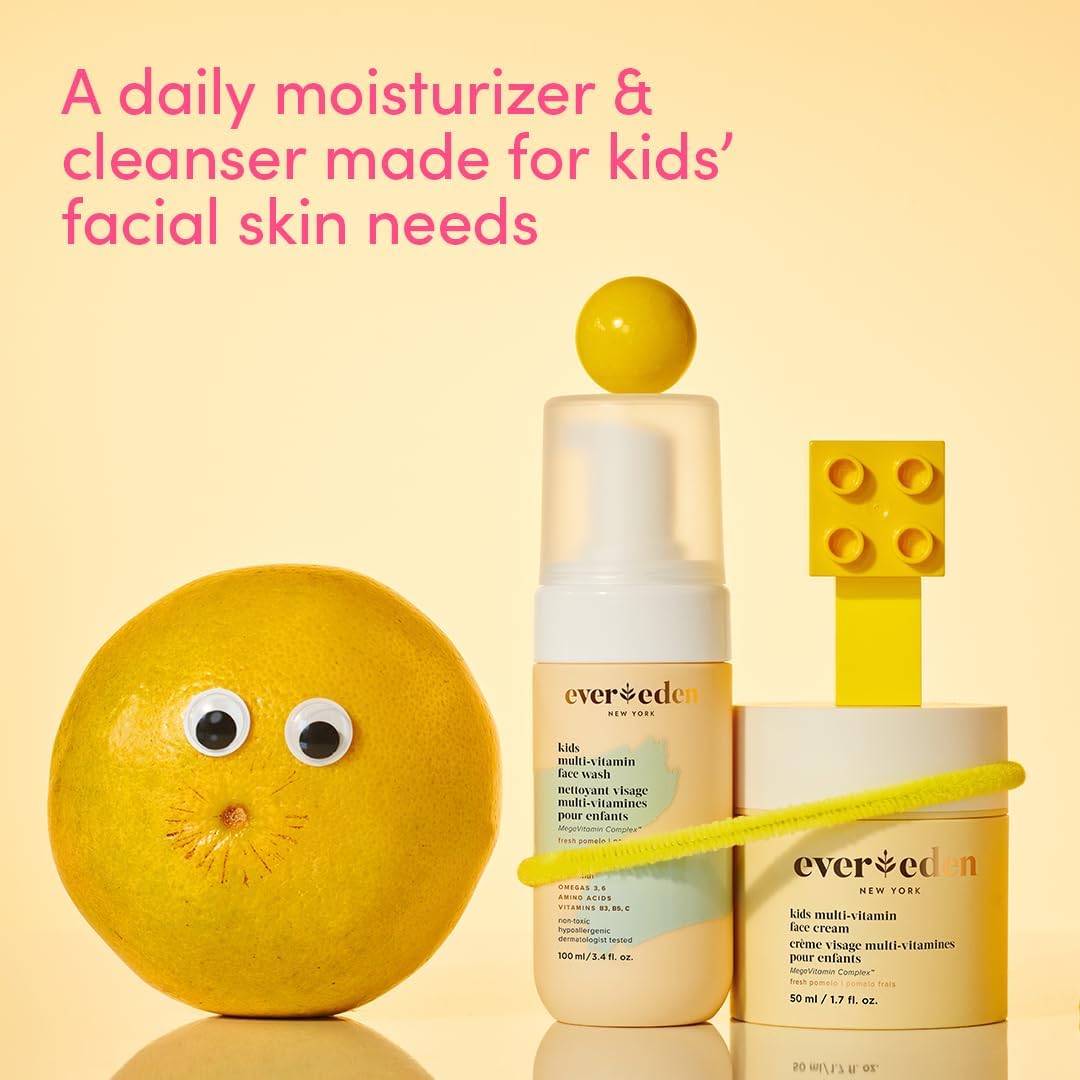 Evereden face cream open jar showing moisturizing texture and gentle care