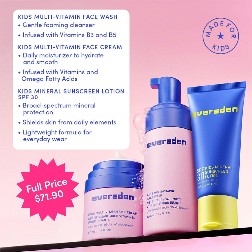 Evereden face cream texture swatch showing lightweight hydration benefit