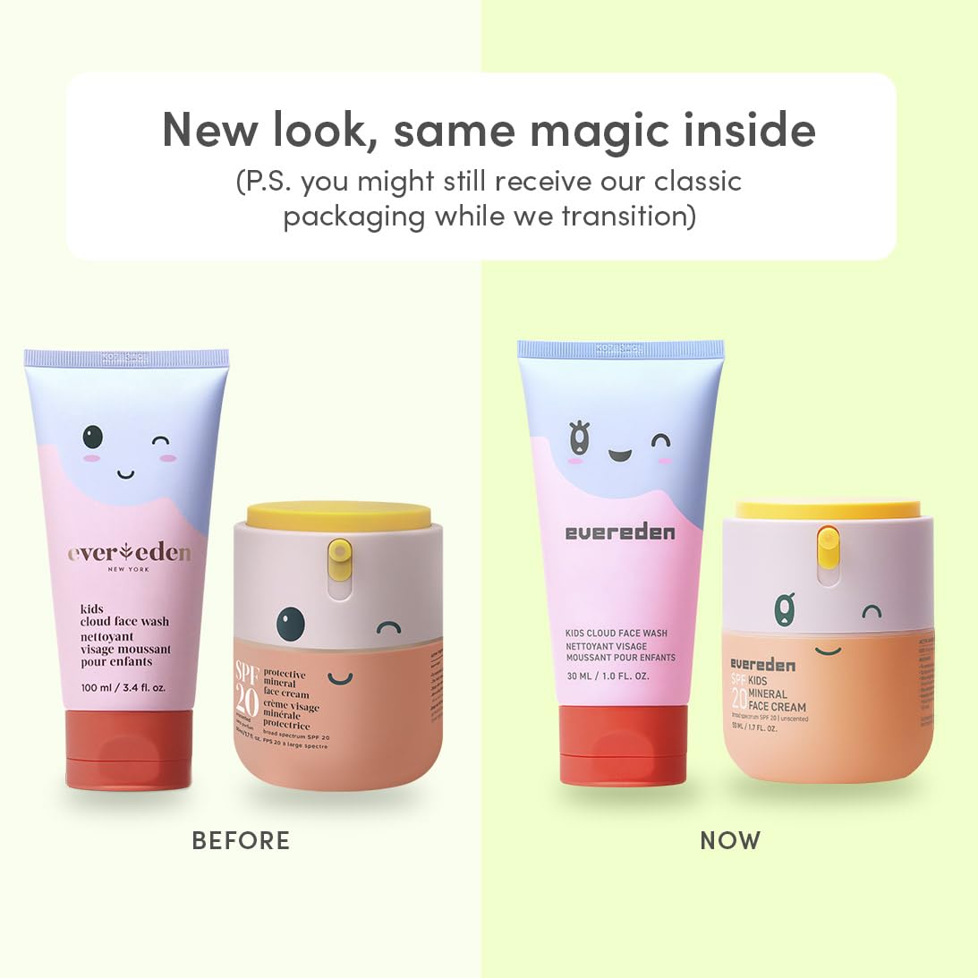 Evereden face wash in hand demonstrating gentle lather for kids