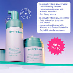 Evereden face wash texture close-up demonstrating gentle cleansing