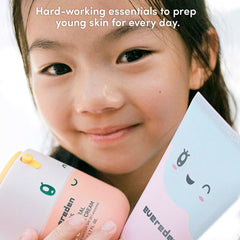 Evereden ingredients label closeup showing clean, dermatologist-tested formula