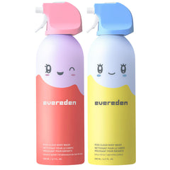 evereden front packaging showing two gentle kid washes and clear labeling benefit: safe daily use