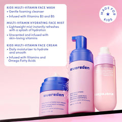 Evereden kids cream tube open showing lightweight cream texture benefit