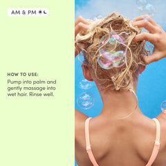 Evereden mini Cool Peach used during family bath to promote fast routines