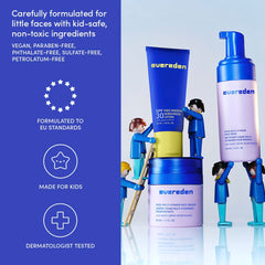 Evereden products held in adult hand showing compact sizes and travel convenience benefit