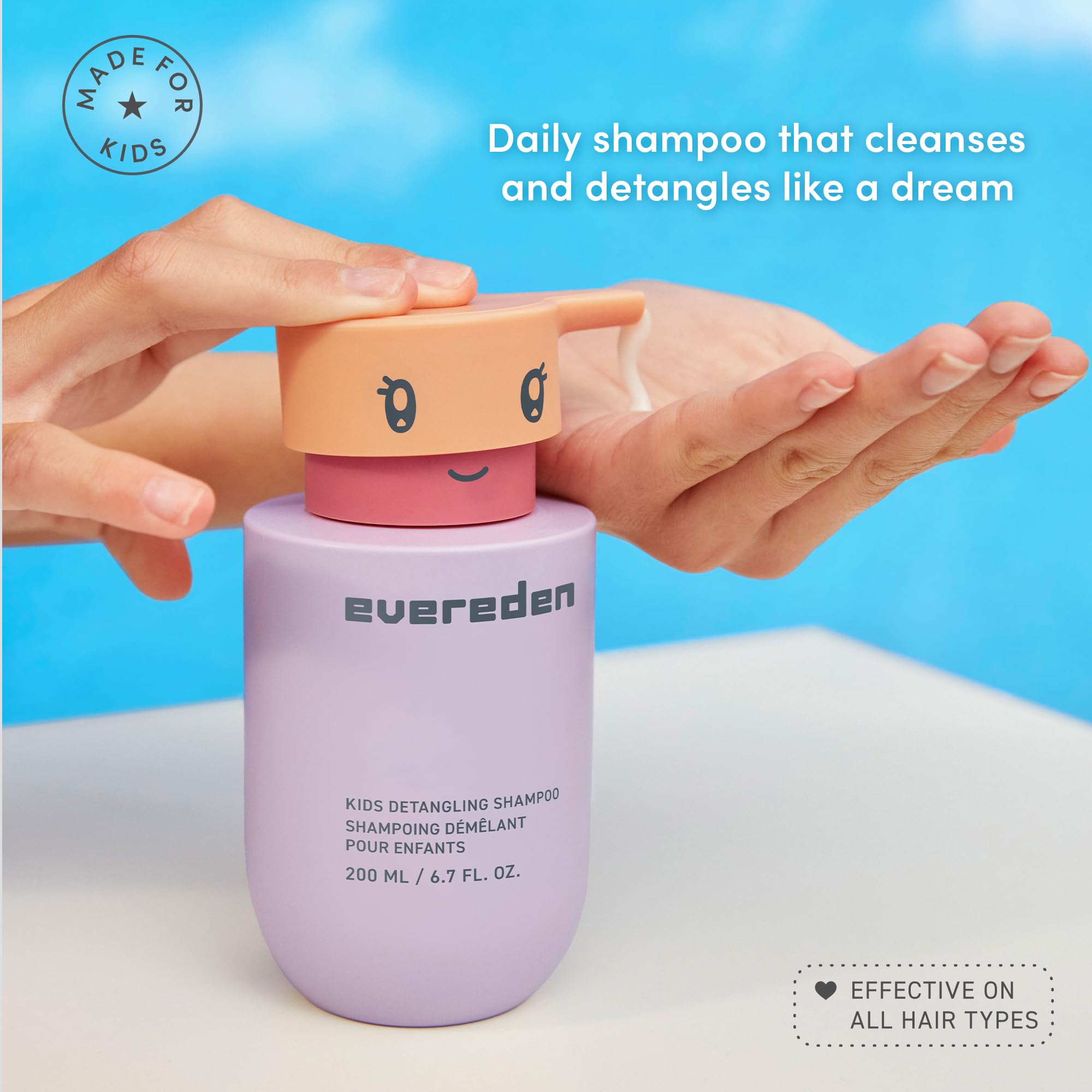 Evereden label close-up highlighting dermatologist-tested and EWG verified safety