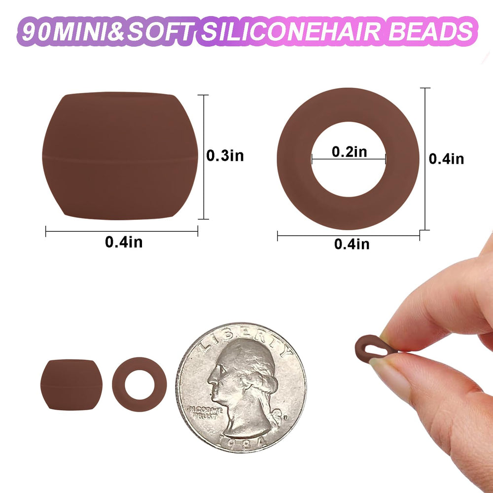 Everfunny close-up of silicone bead texture, soft and flexible benefit